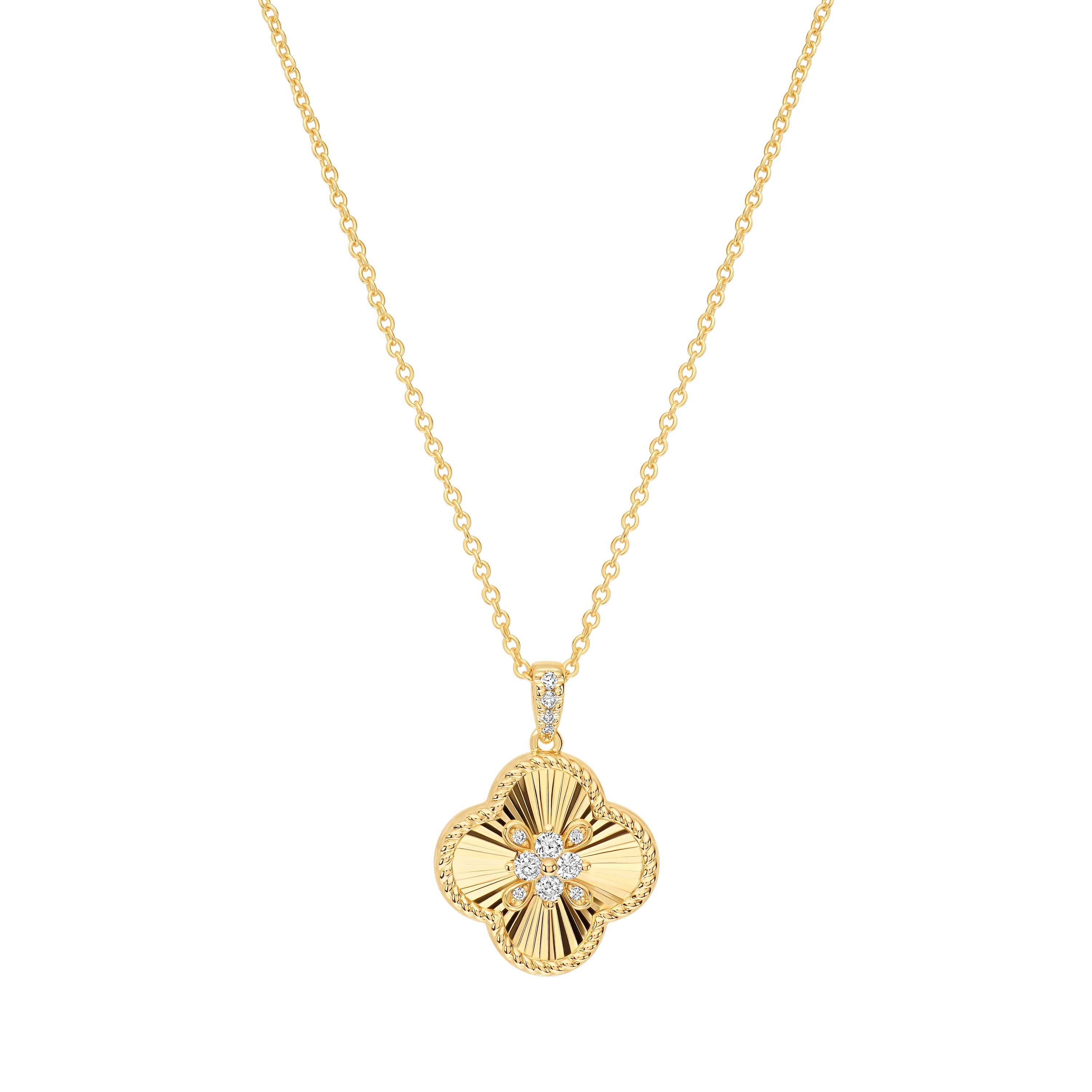 Sole Clover Necklace