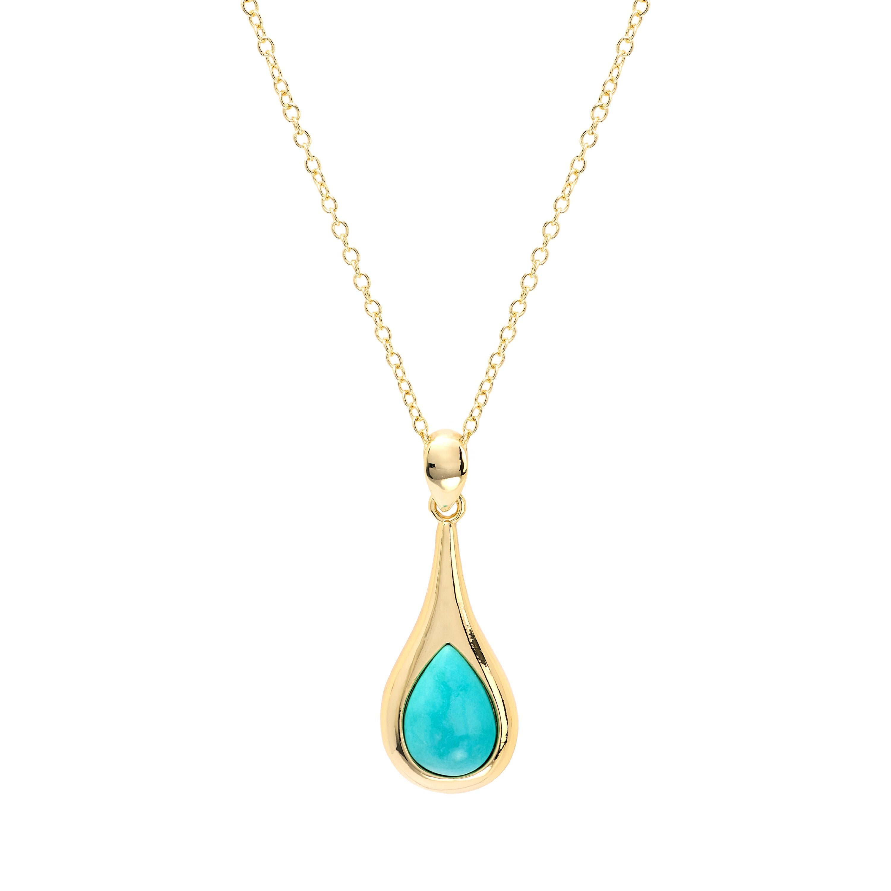 Turquoise Tide Pendant Necklace