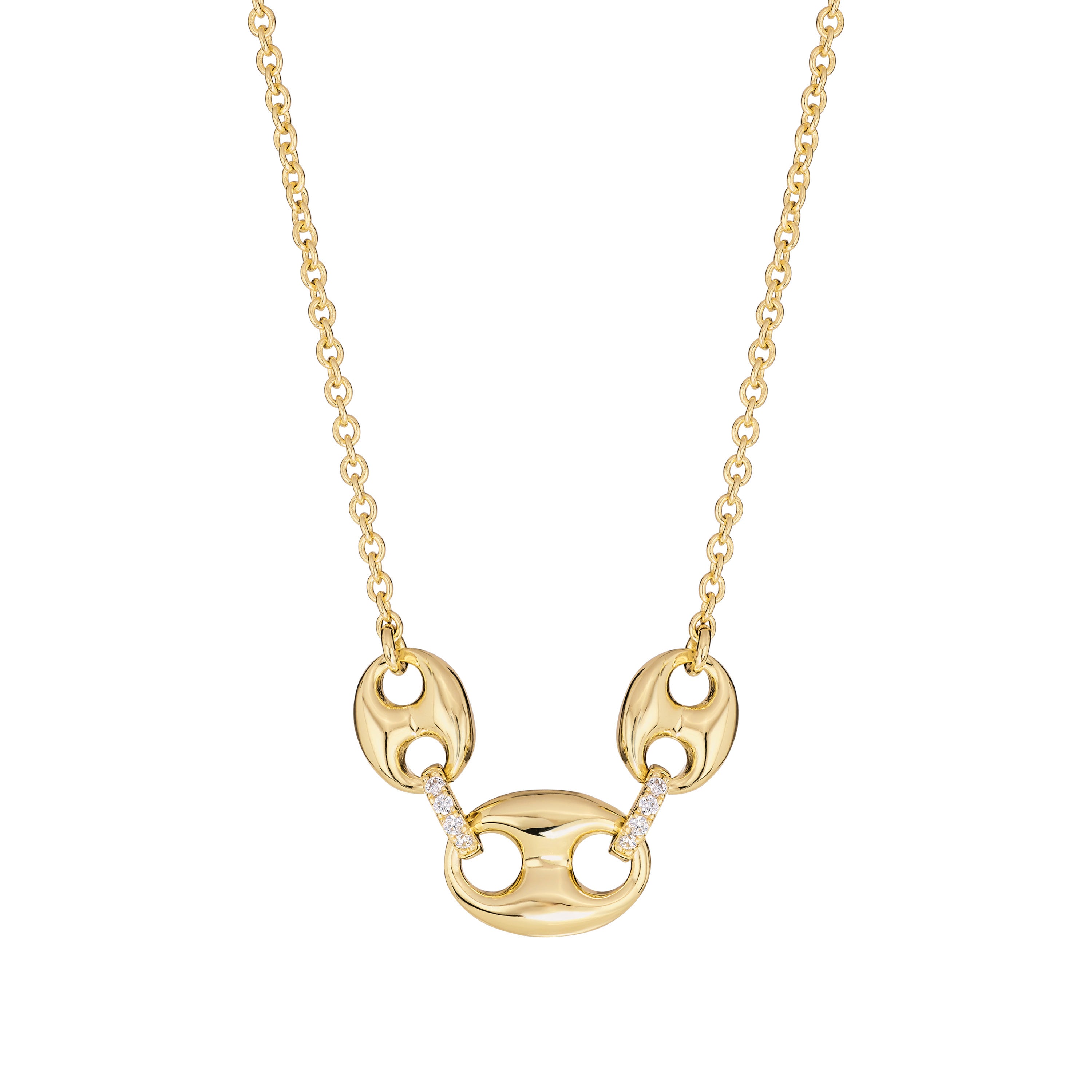 Golden Mariner Pavé Necklace