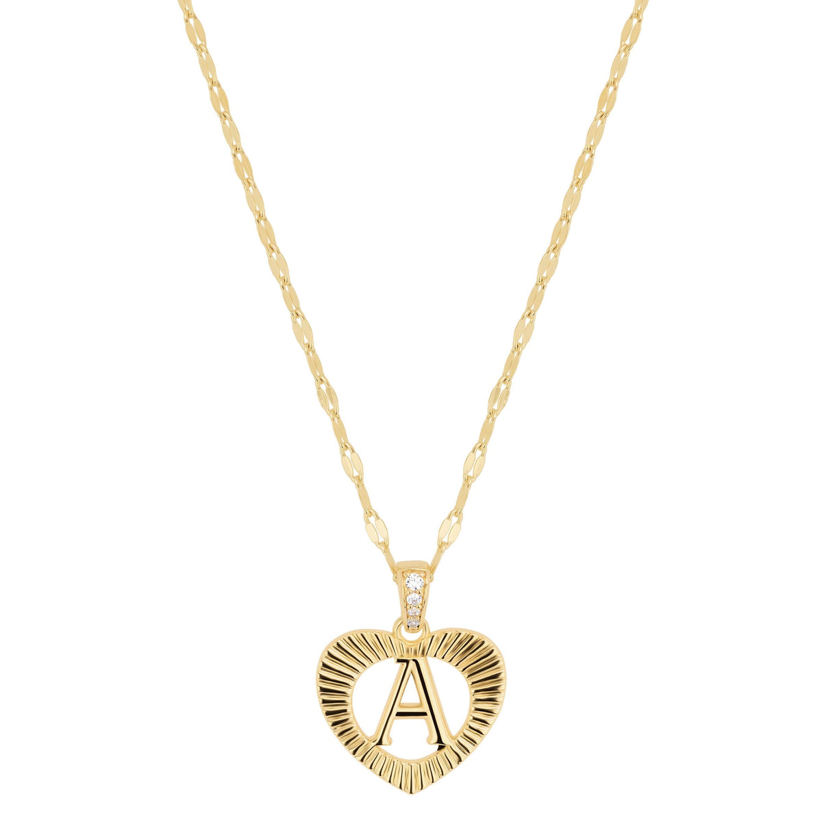 Modern Love Initial Necklace