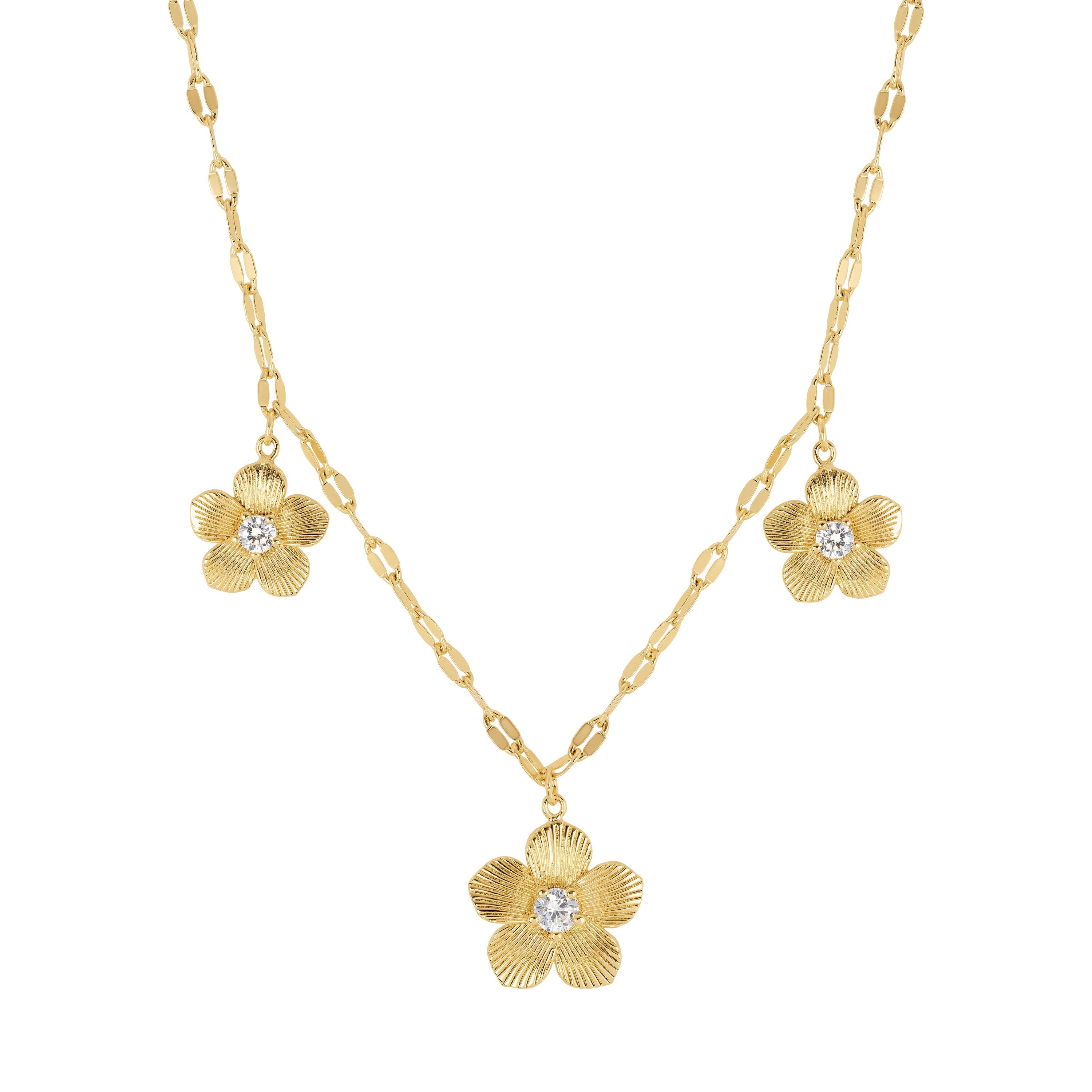 Coastal Bloom Charm Necklace