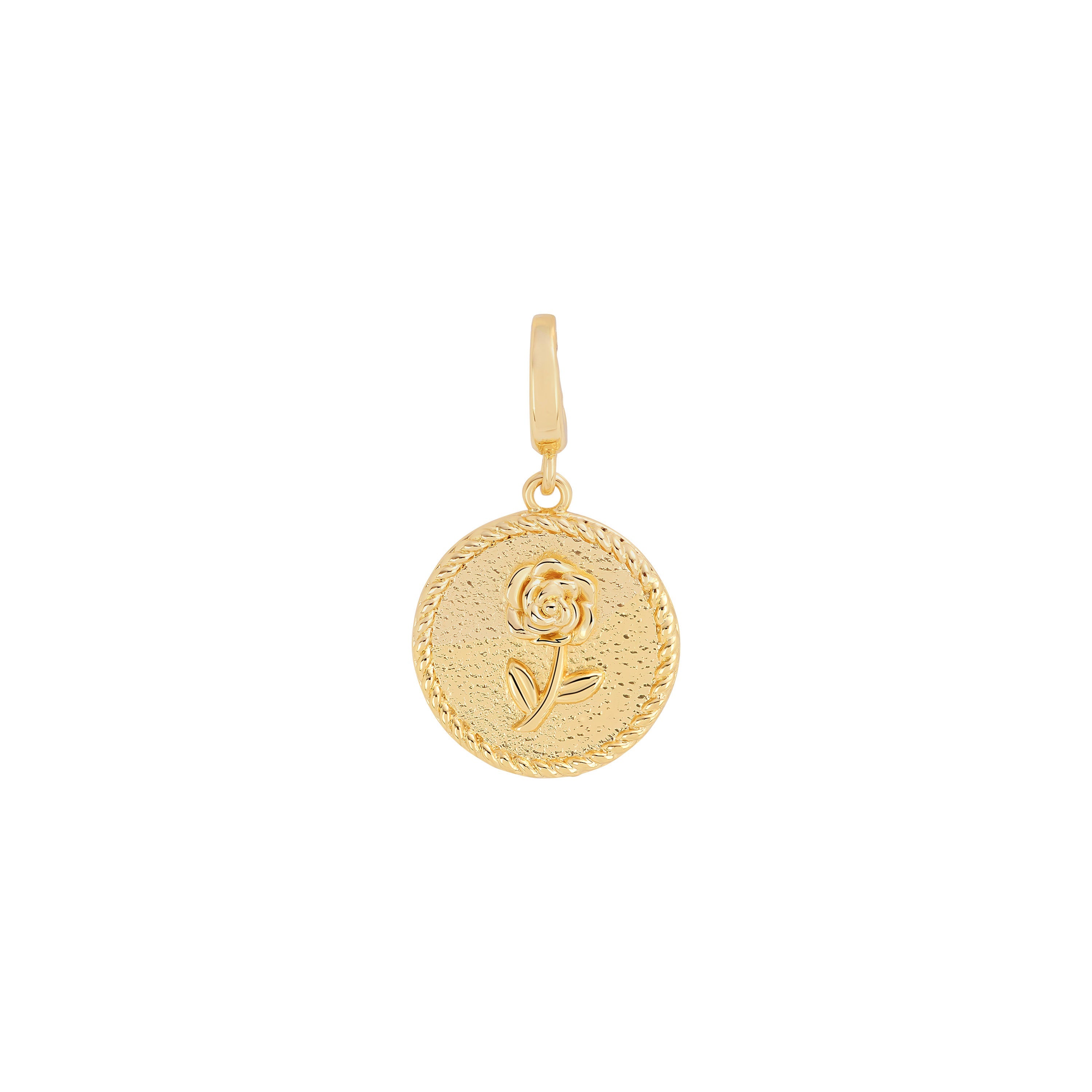 Heritage Rose Medallion Charm