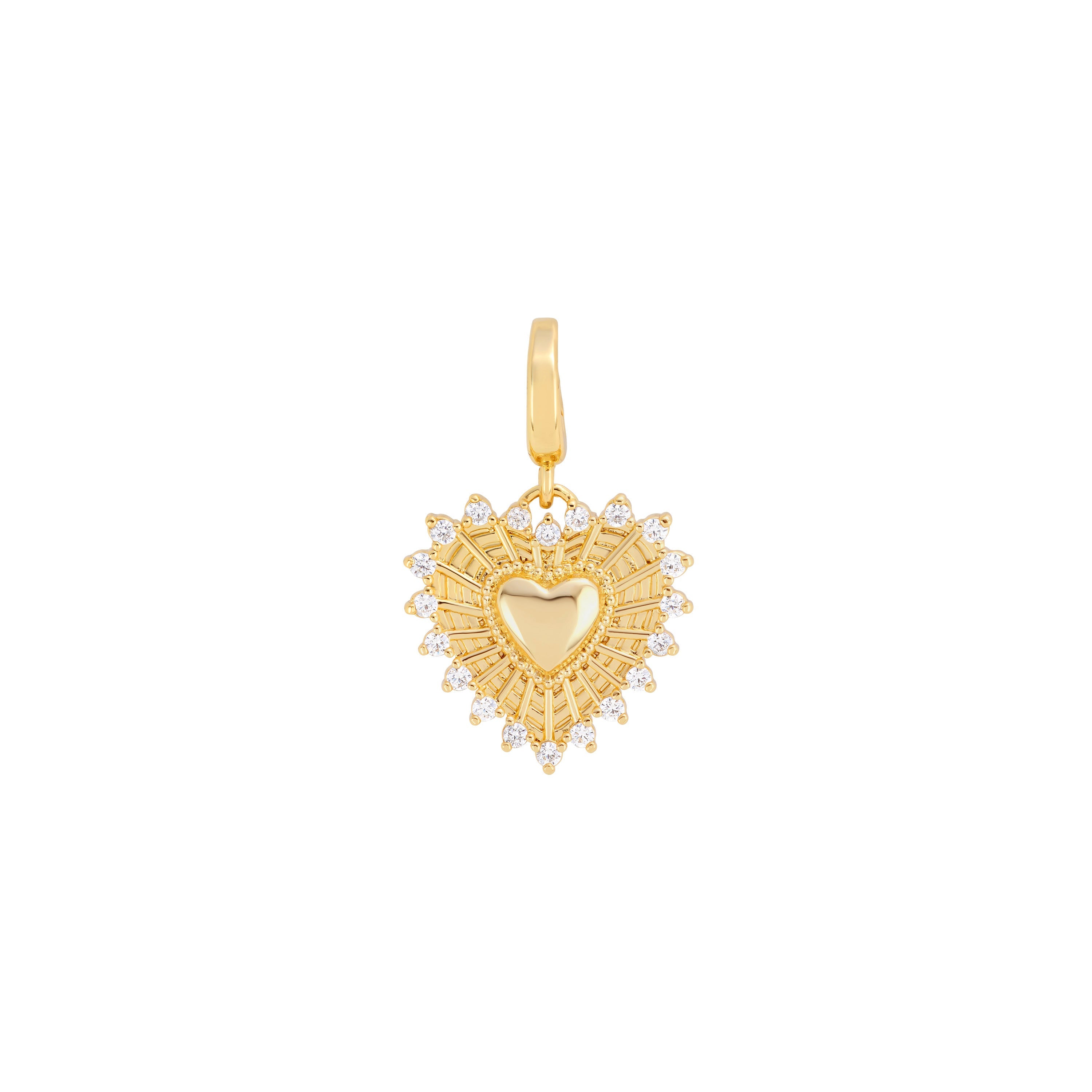 Radiant Heart Charm