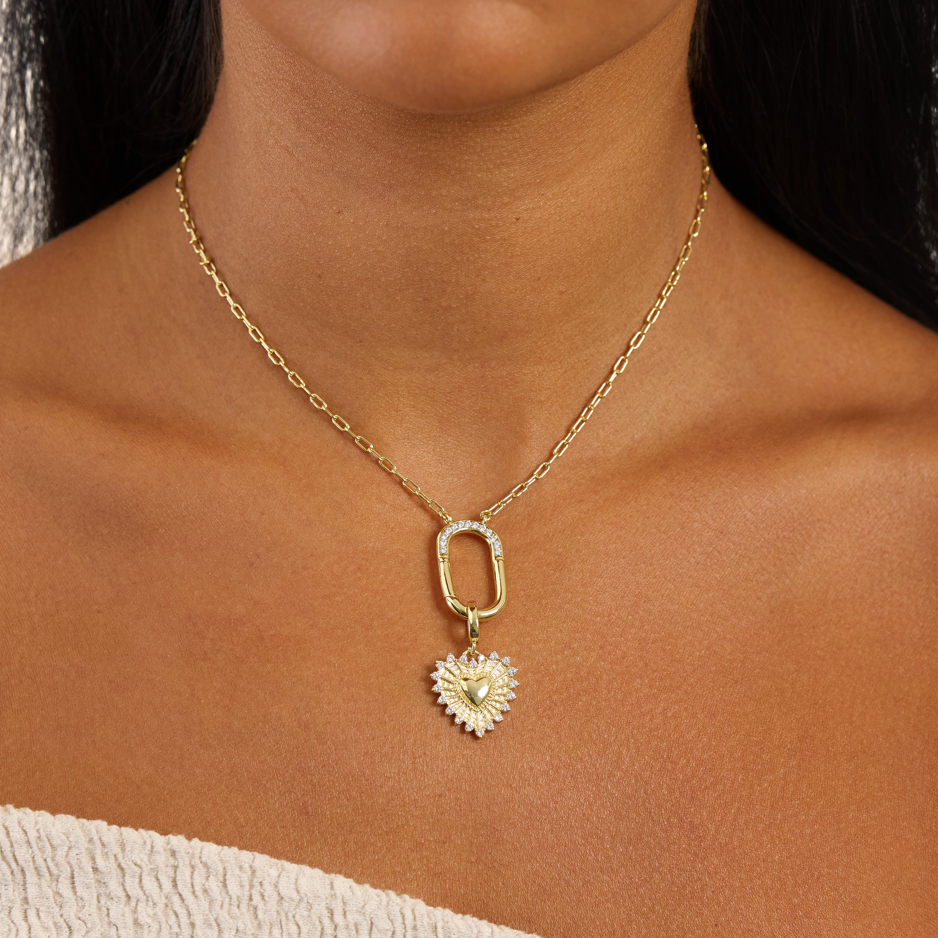 Radiant Heart Charm