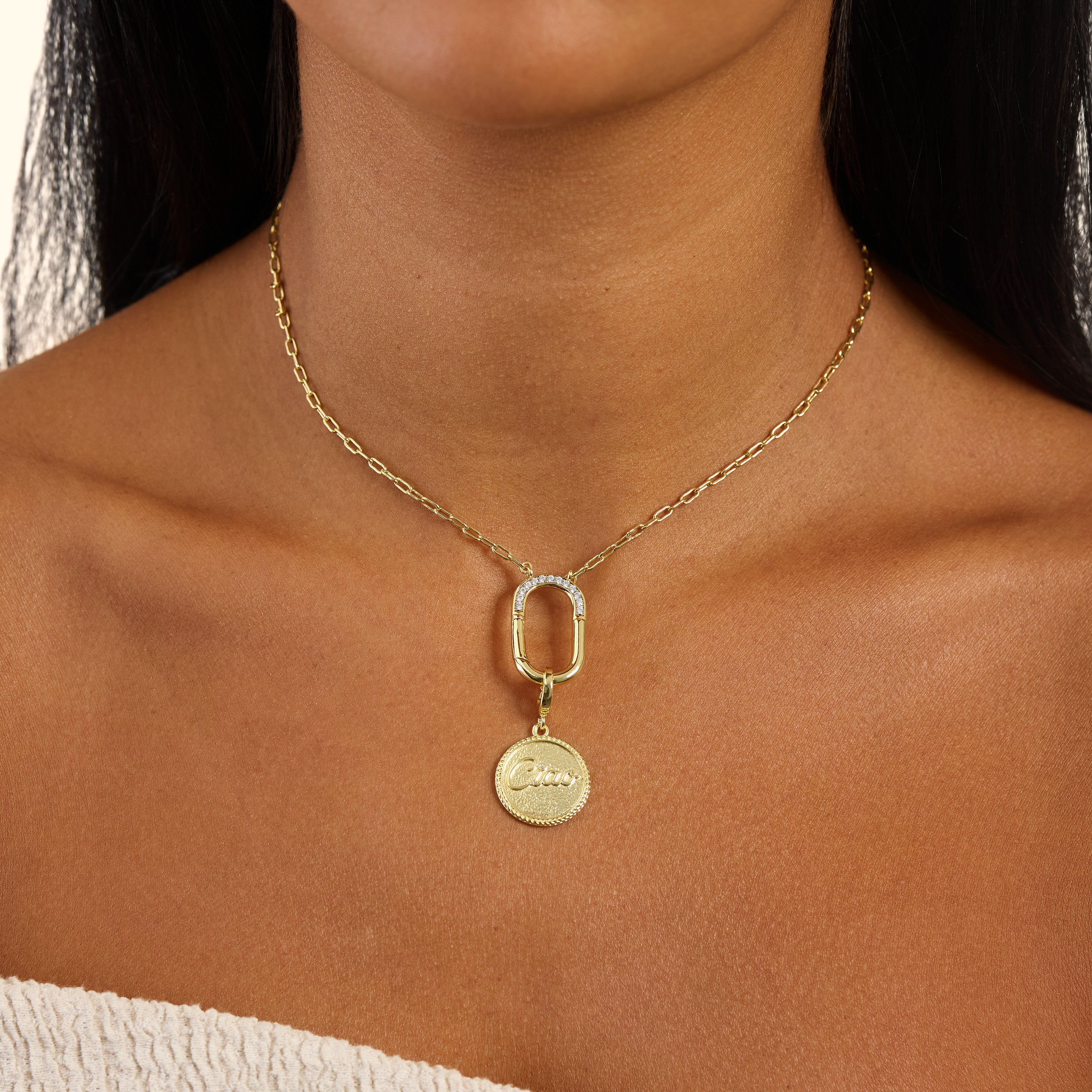 Ciao Medallion Charm