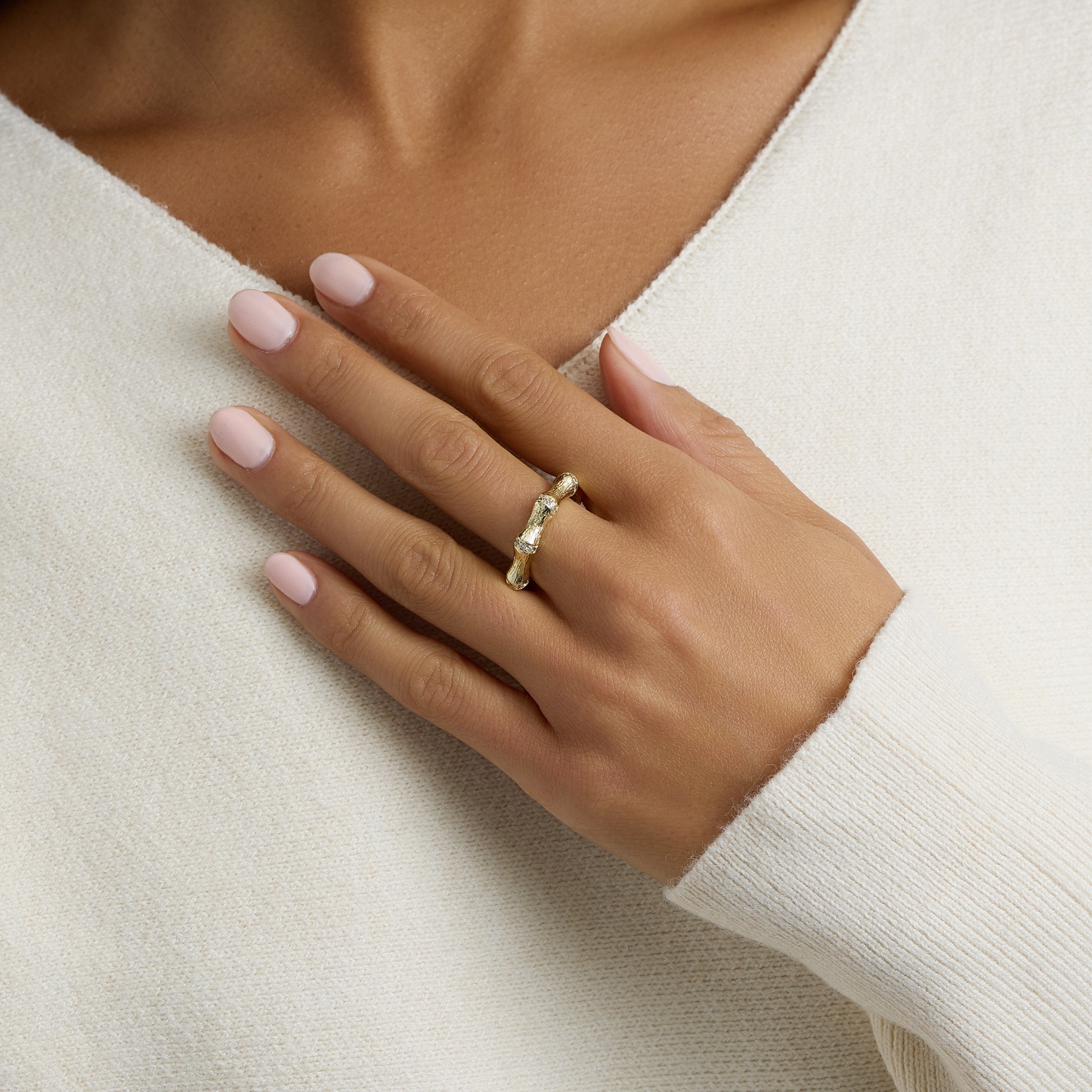 The Solara Bamboo Ring