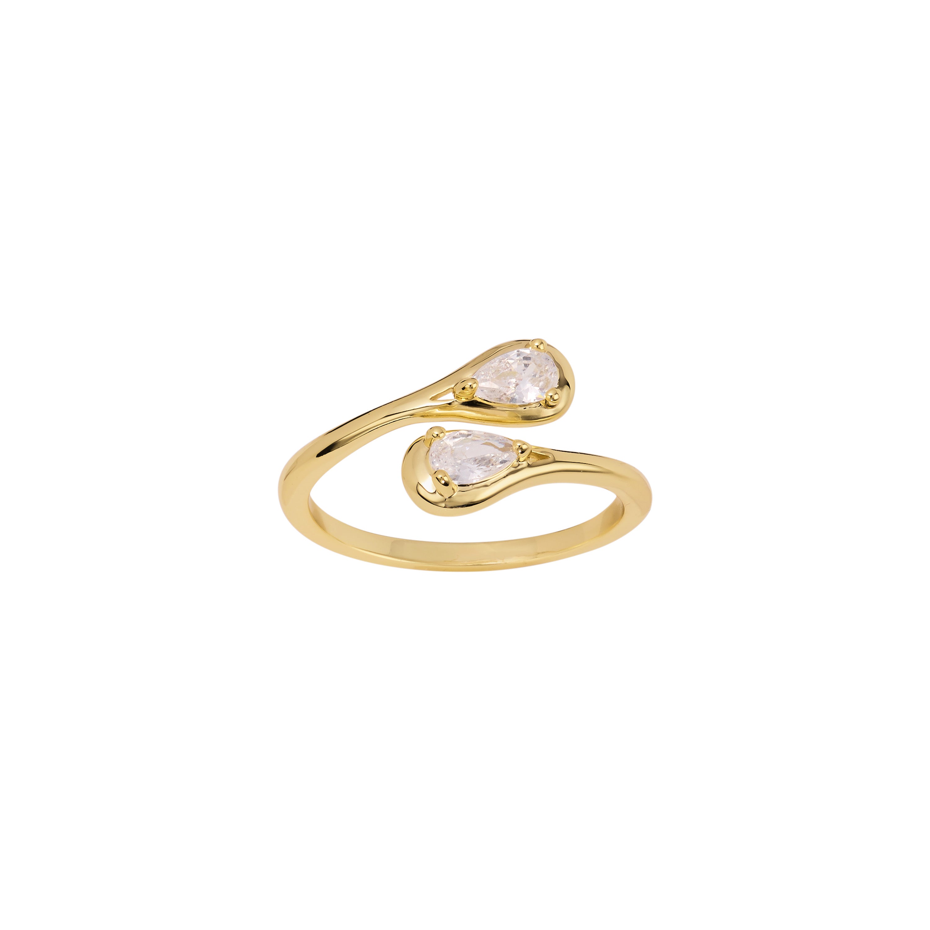 Fiore Teardrop Bypass Ring