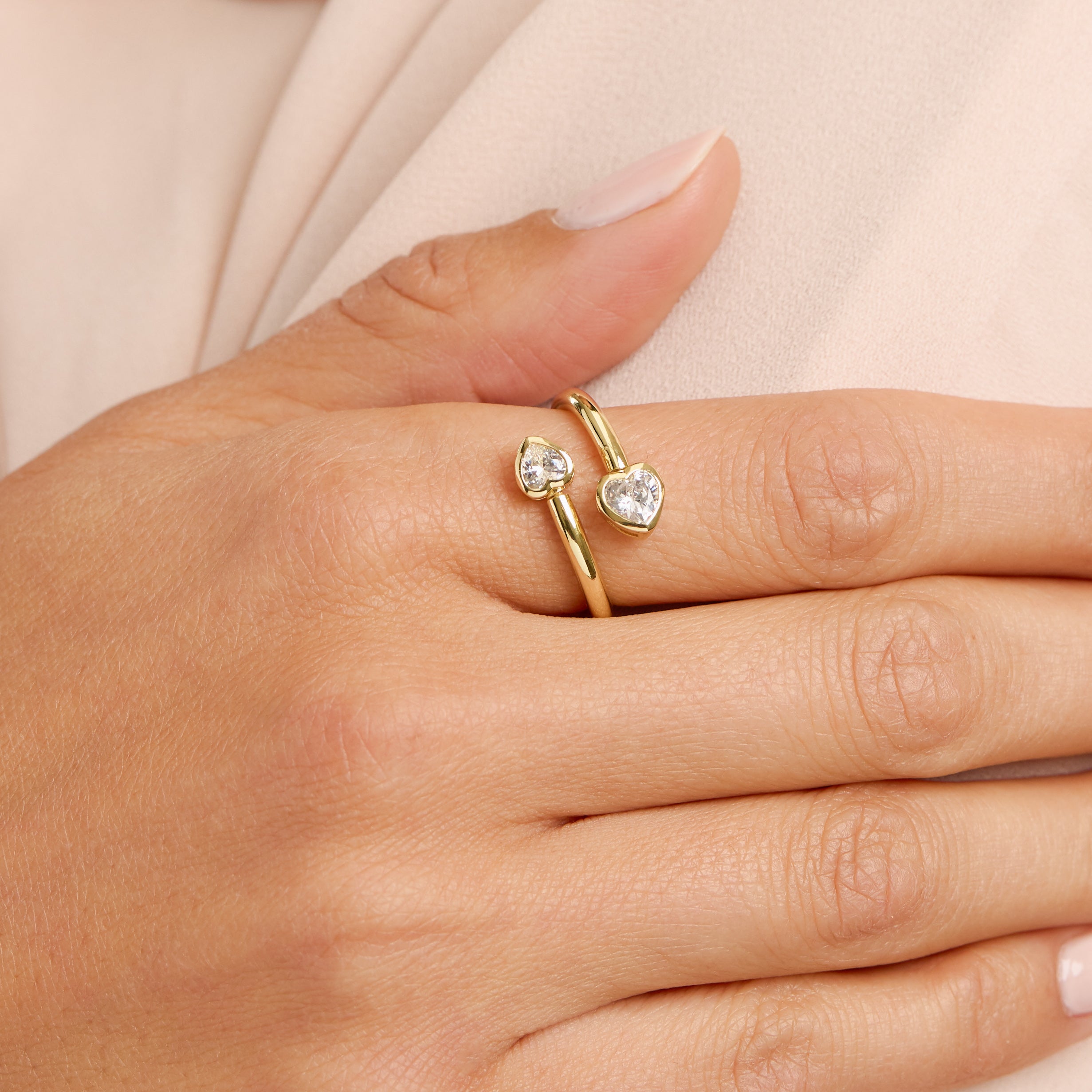 Seraphine Heart Bypass Ring