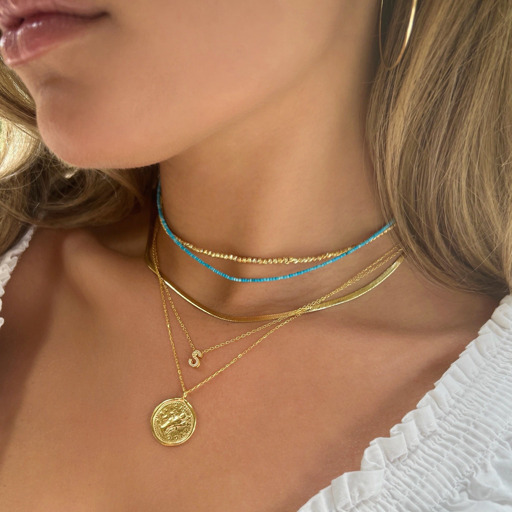 Turquoise Coast Double Beaded Necklace