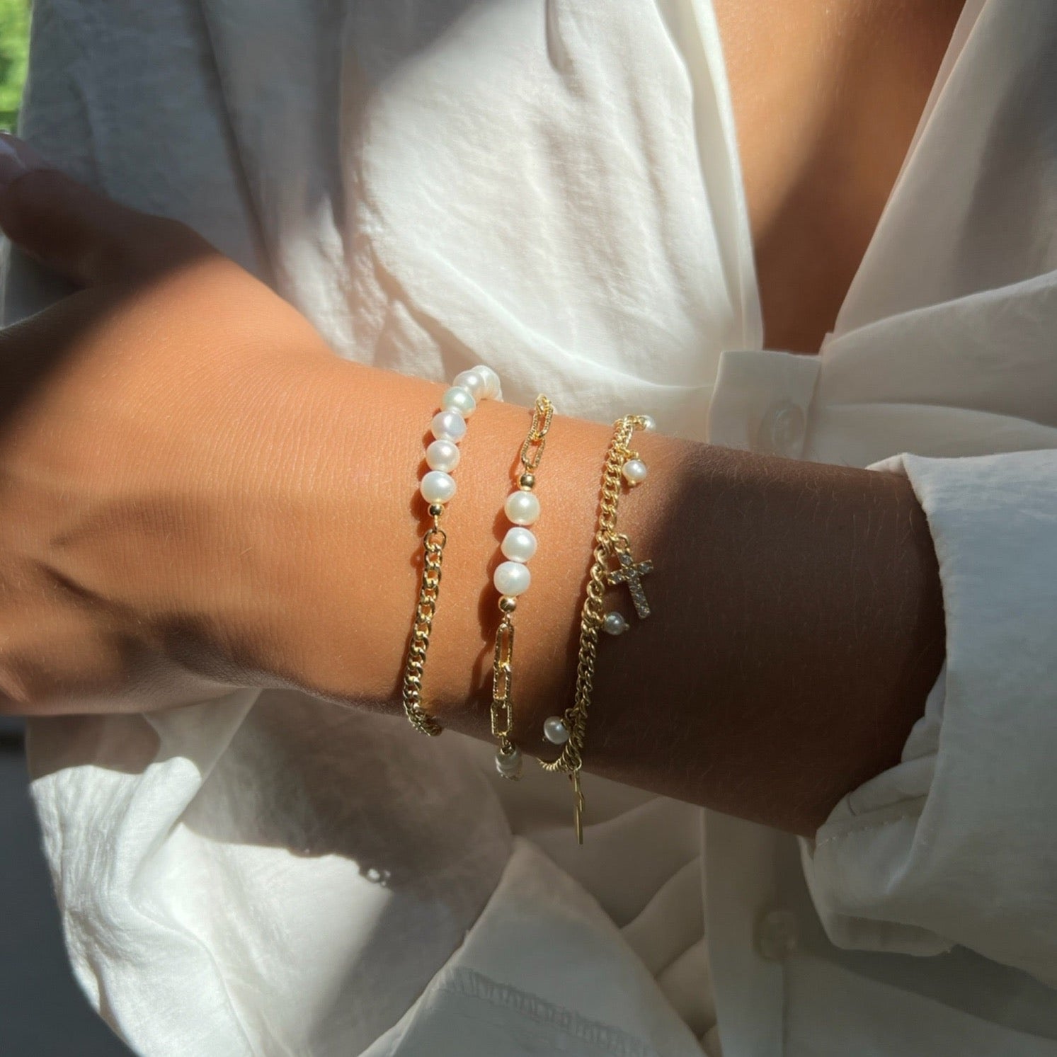 Isabella Pearl Bracelet