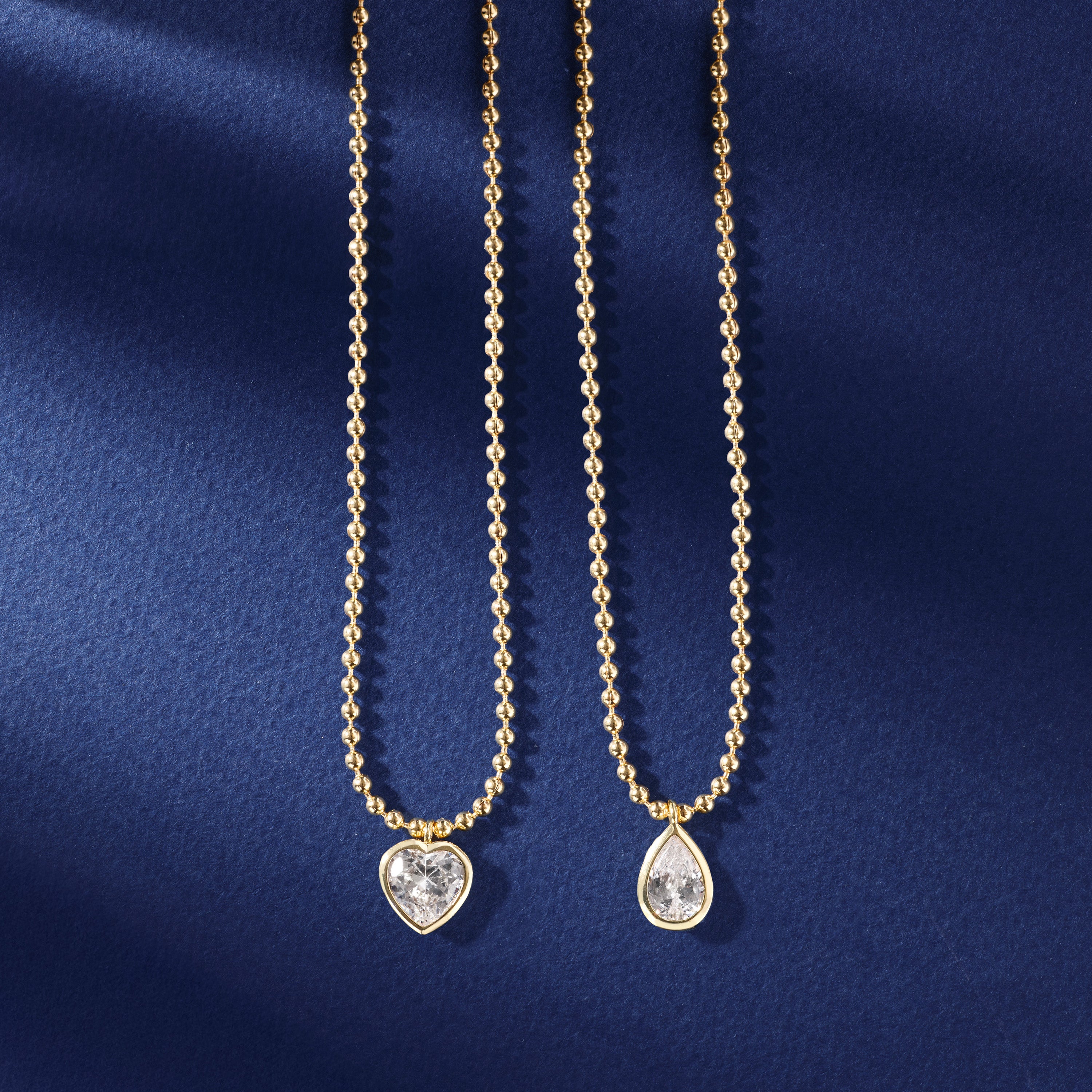 The Celeste Heart Pendant Necklace