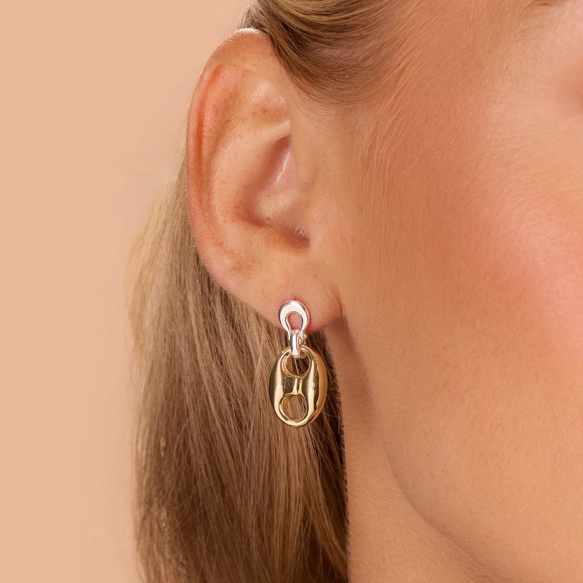 Two-Tone Regatta Earrings