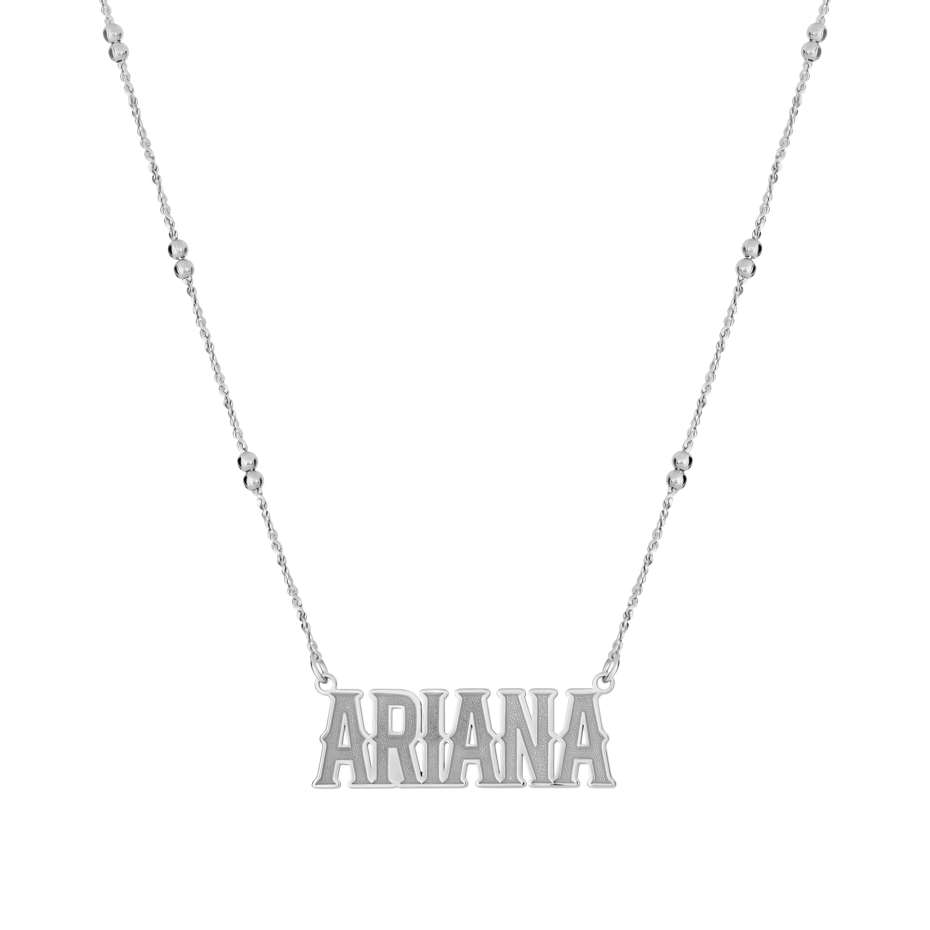 Western Beaded Name Necklace