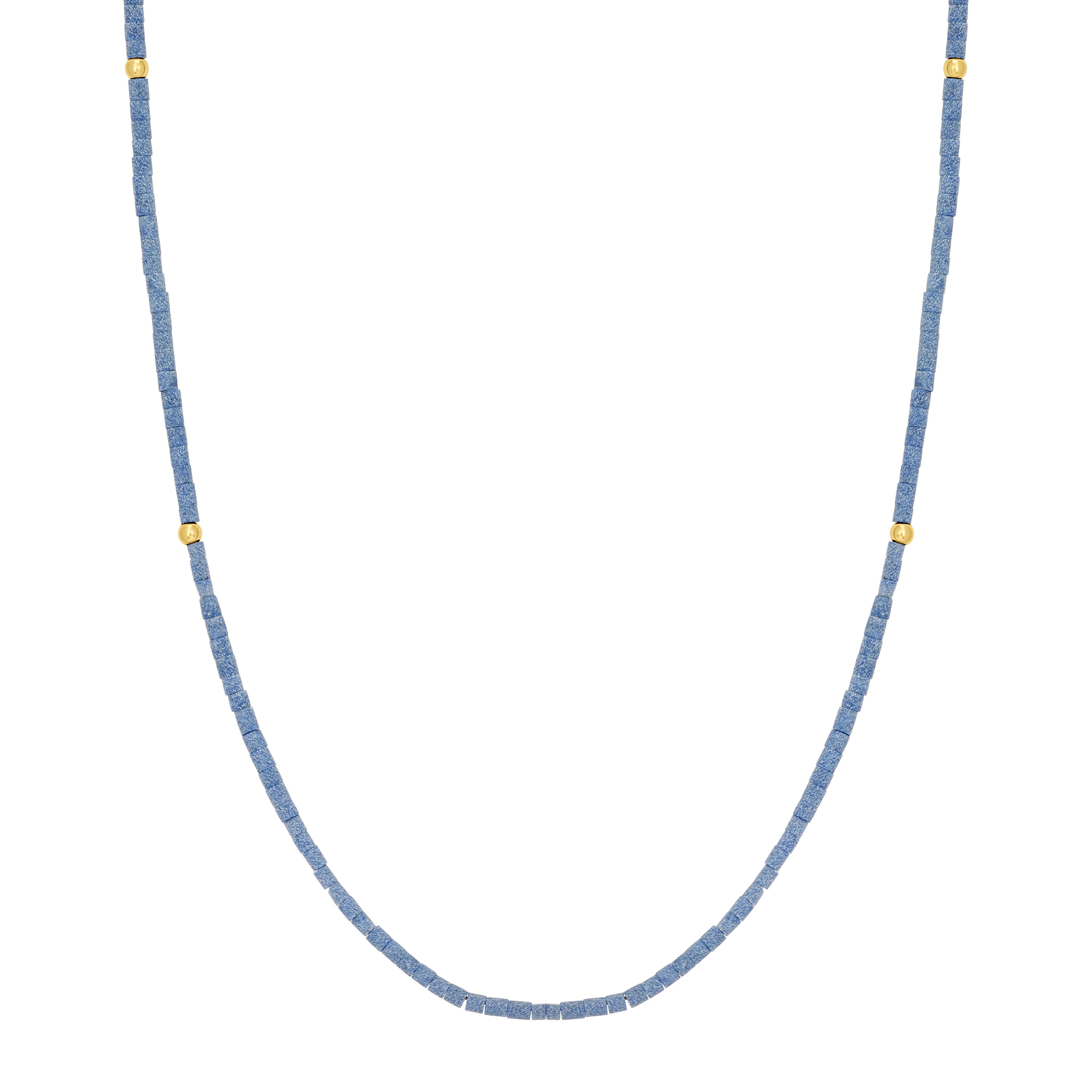 Midnight Blue Beaded Necklace