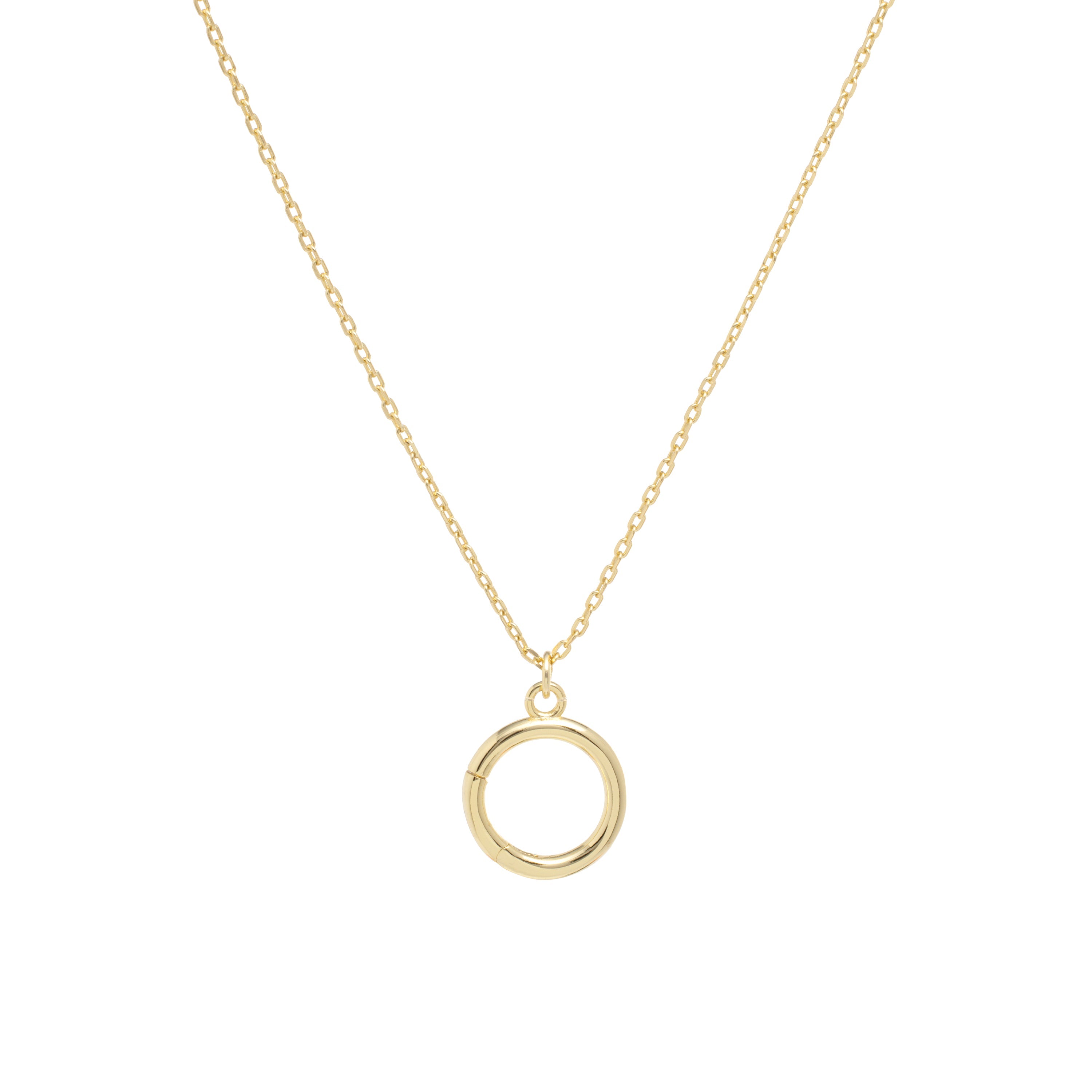 Classic Chain Charm Holder Necklace