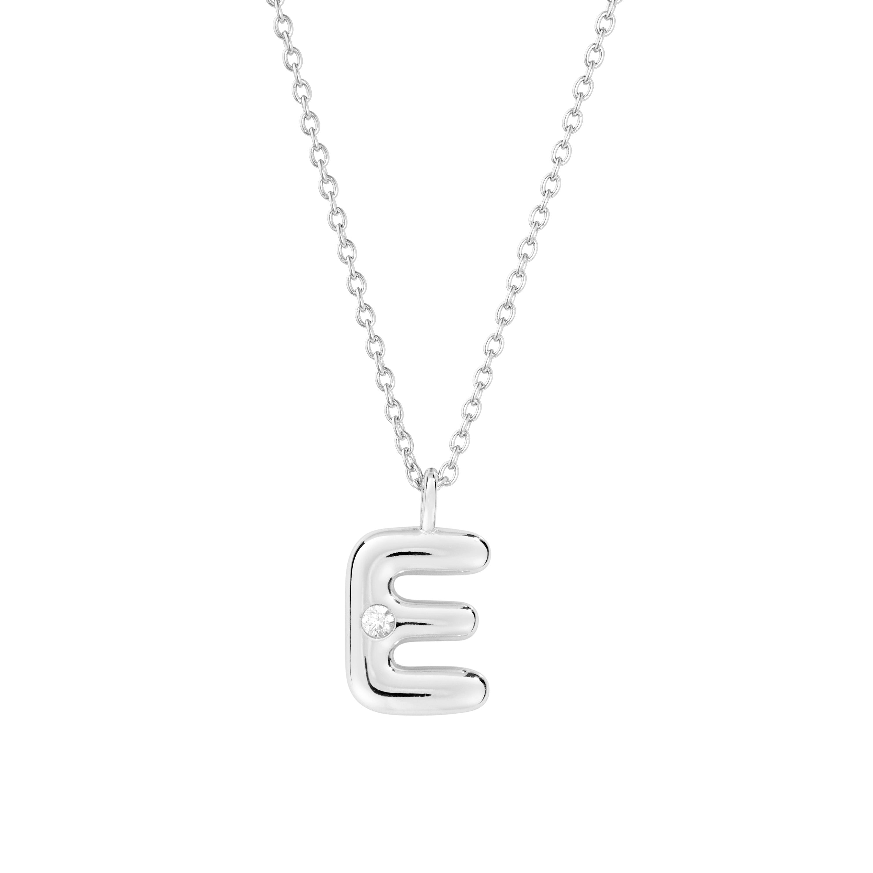 Bubble Initial Necklace