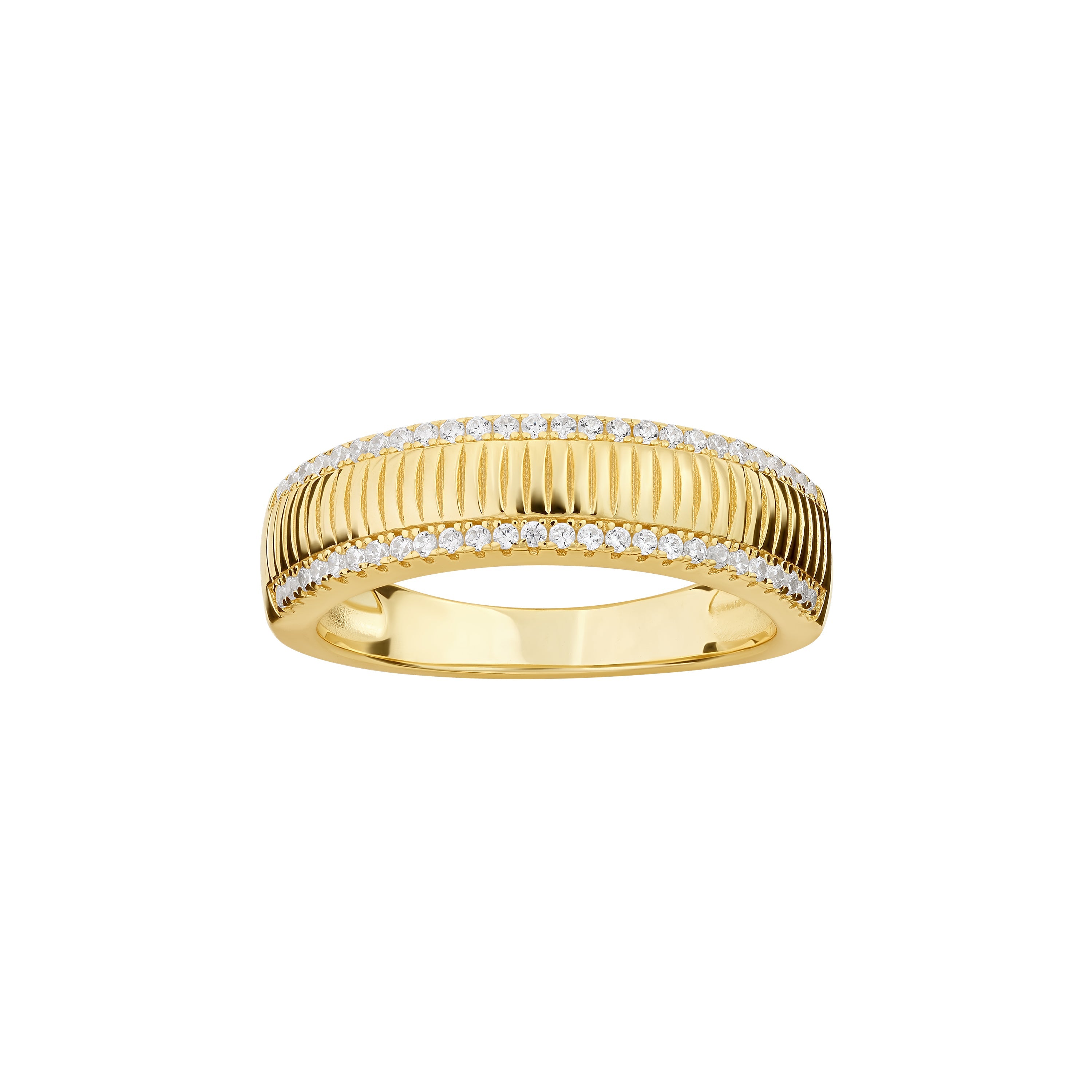 Textured Eternity Band Ring