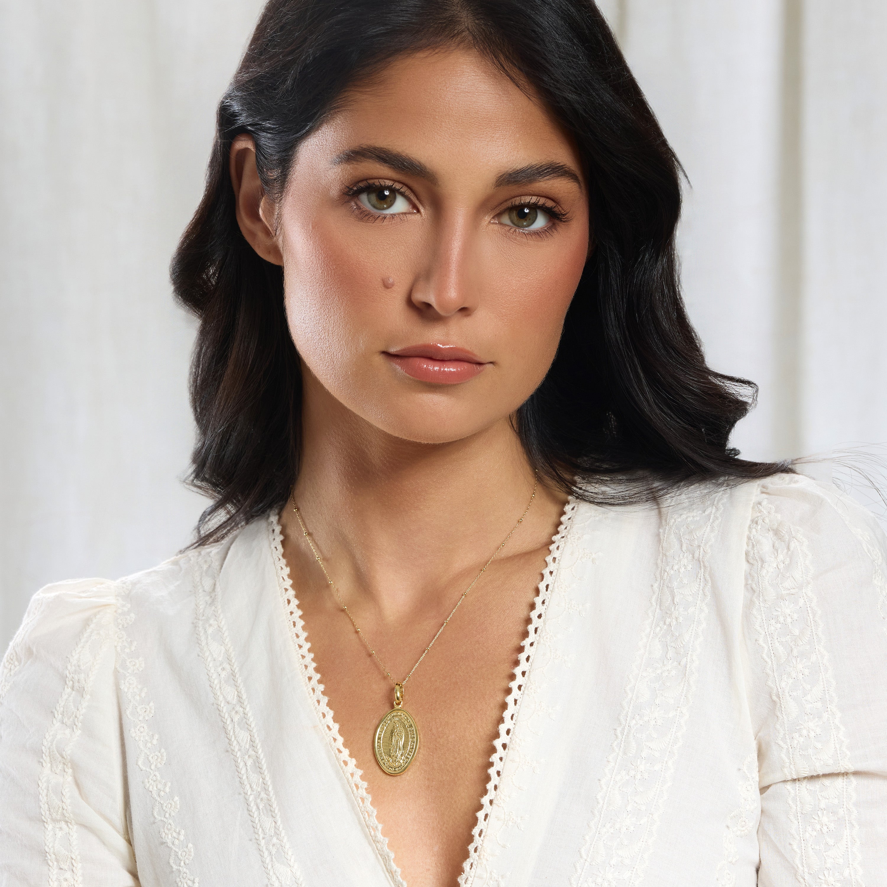 Mother Mary Pendant Necklace