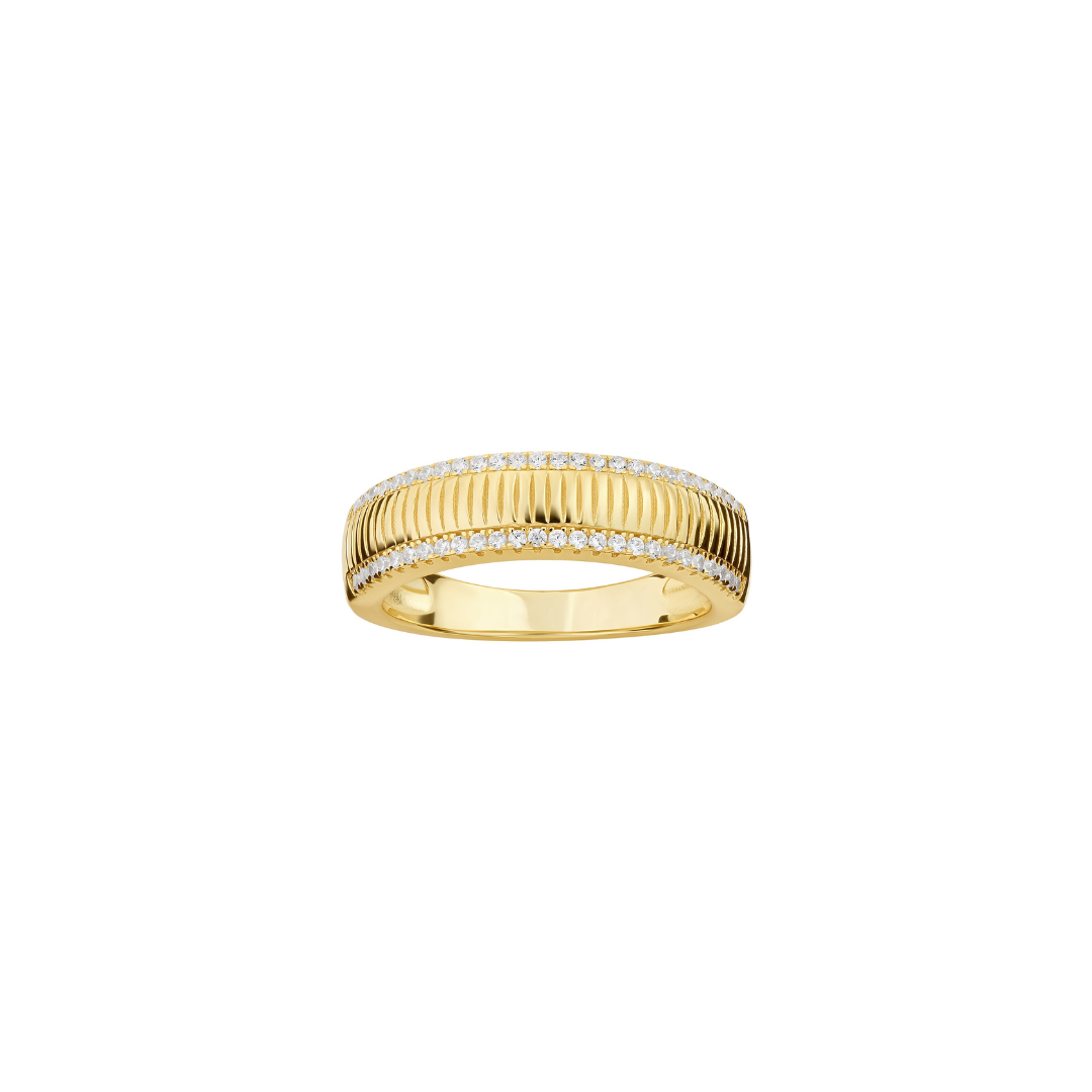 Textured Eternity Band Ring
