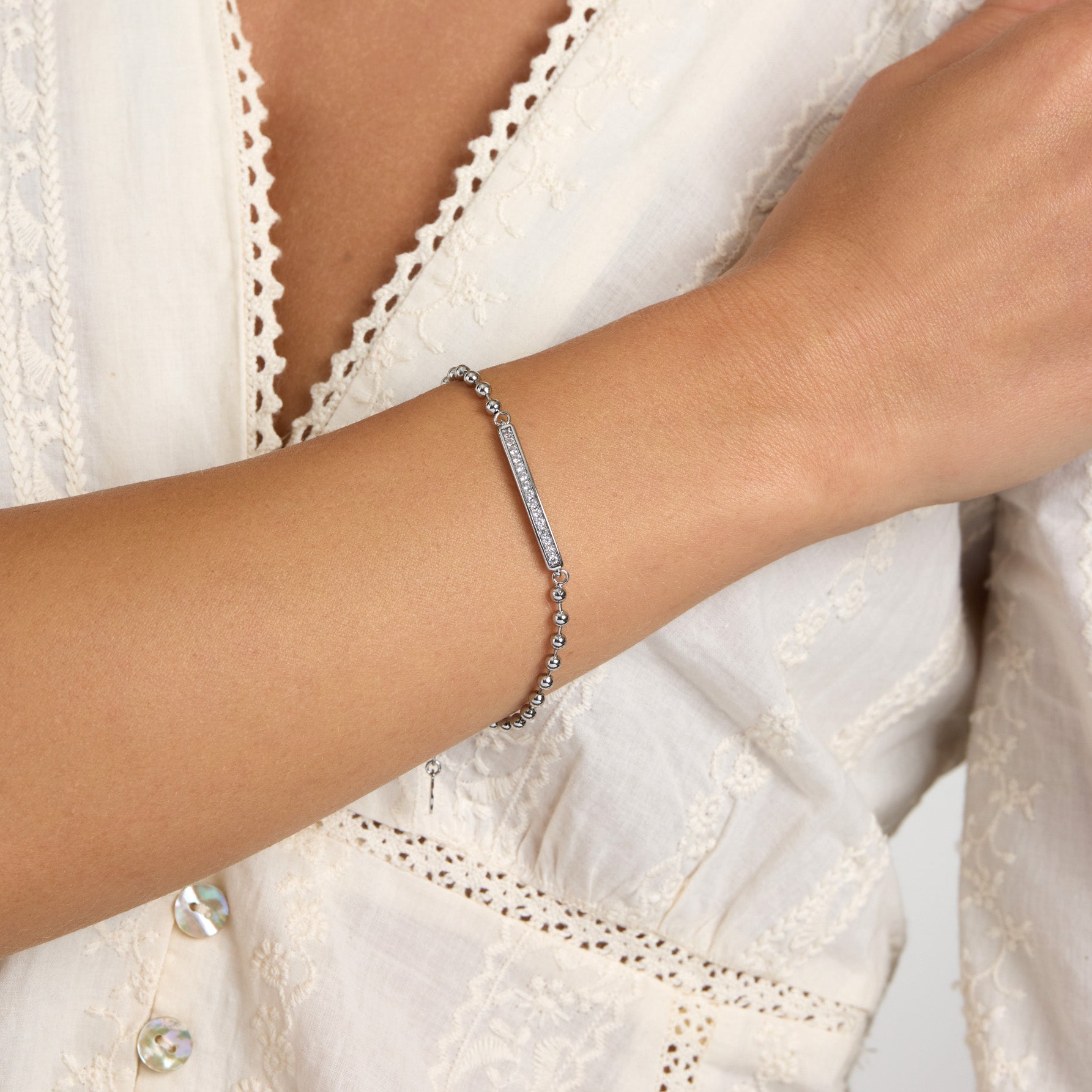 Sorella Beaded Bar Bracelet