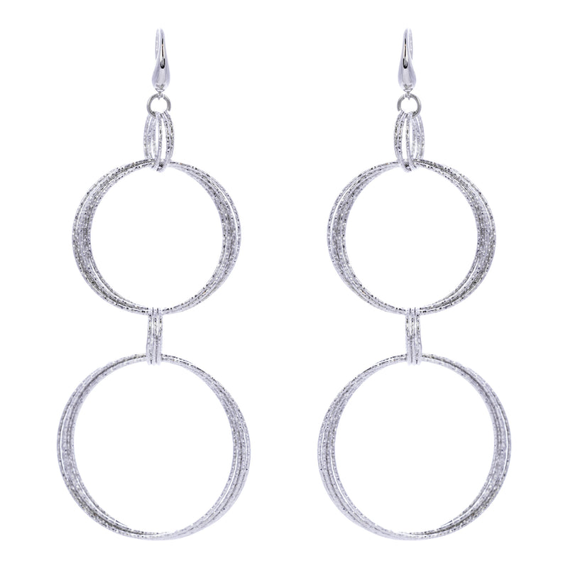 Dangling Circle Drop Earring