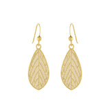 Filigree Leaf Drop Earring