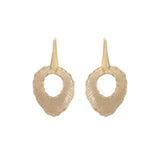 Textural Circle Drop Earring