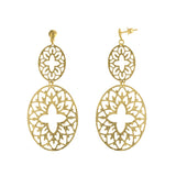 Filigree Clover Drop Earring