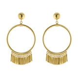 Open Circle Dangle Earring