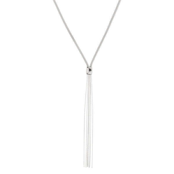 Mesh Chain Y-Necklace
