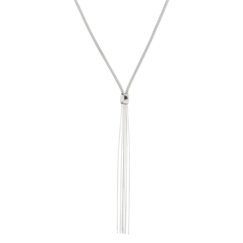 Mesh Chain Y-Necklace