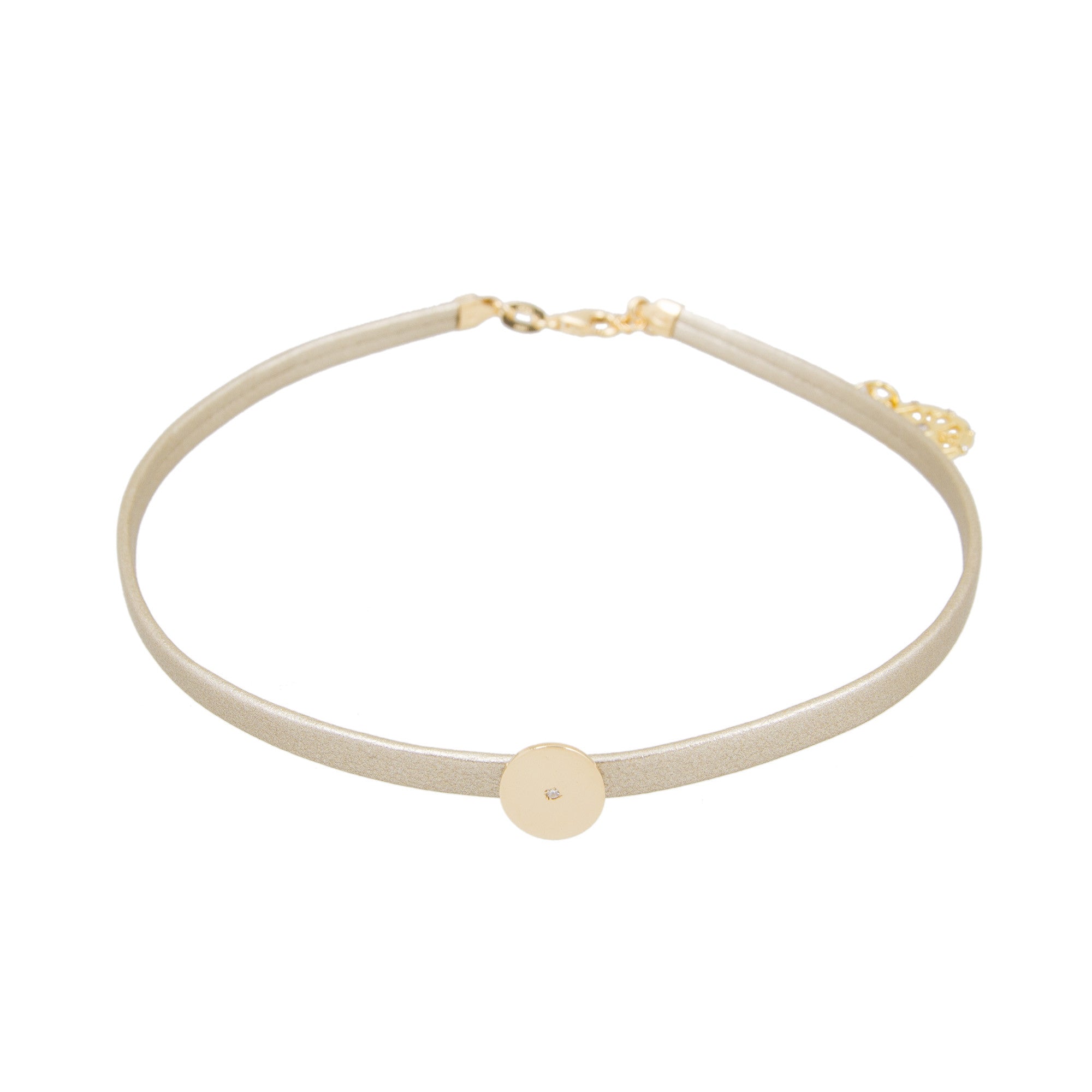 Disc Charm Choker