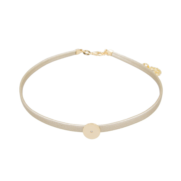 Disc Charm Choker