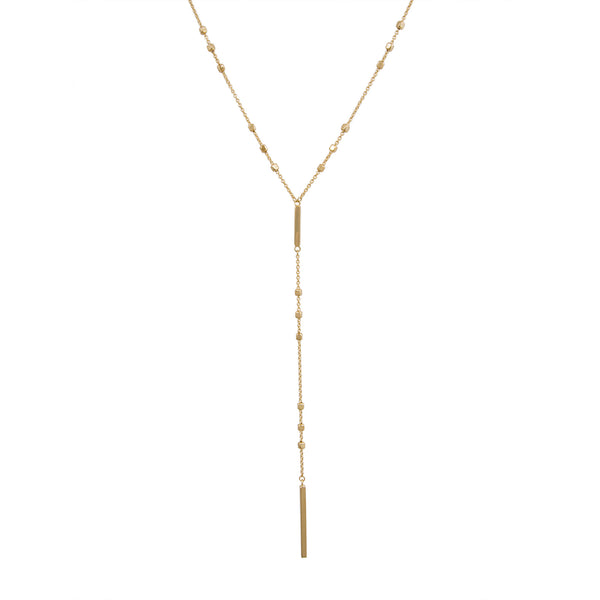 Drop Bar Y-Necklace