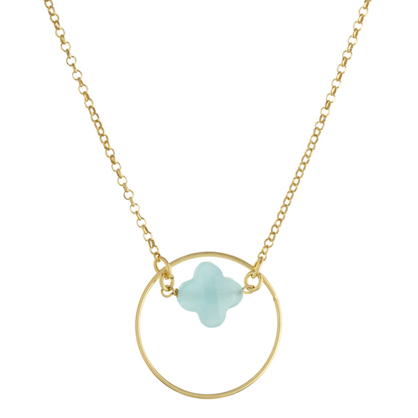 Clover Resin Necklace