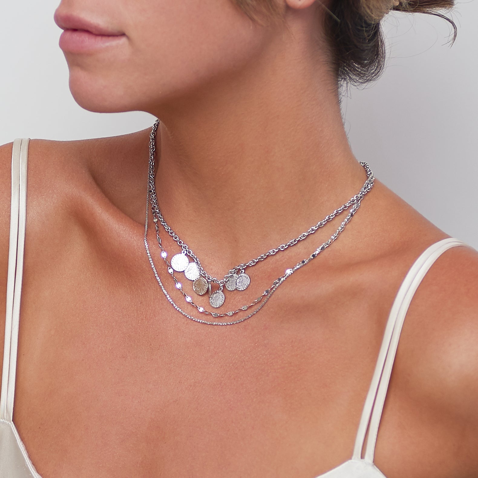 Medallion Link Necklace