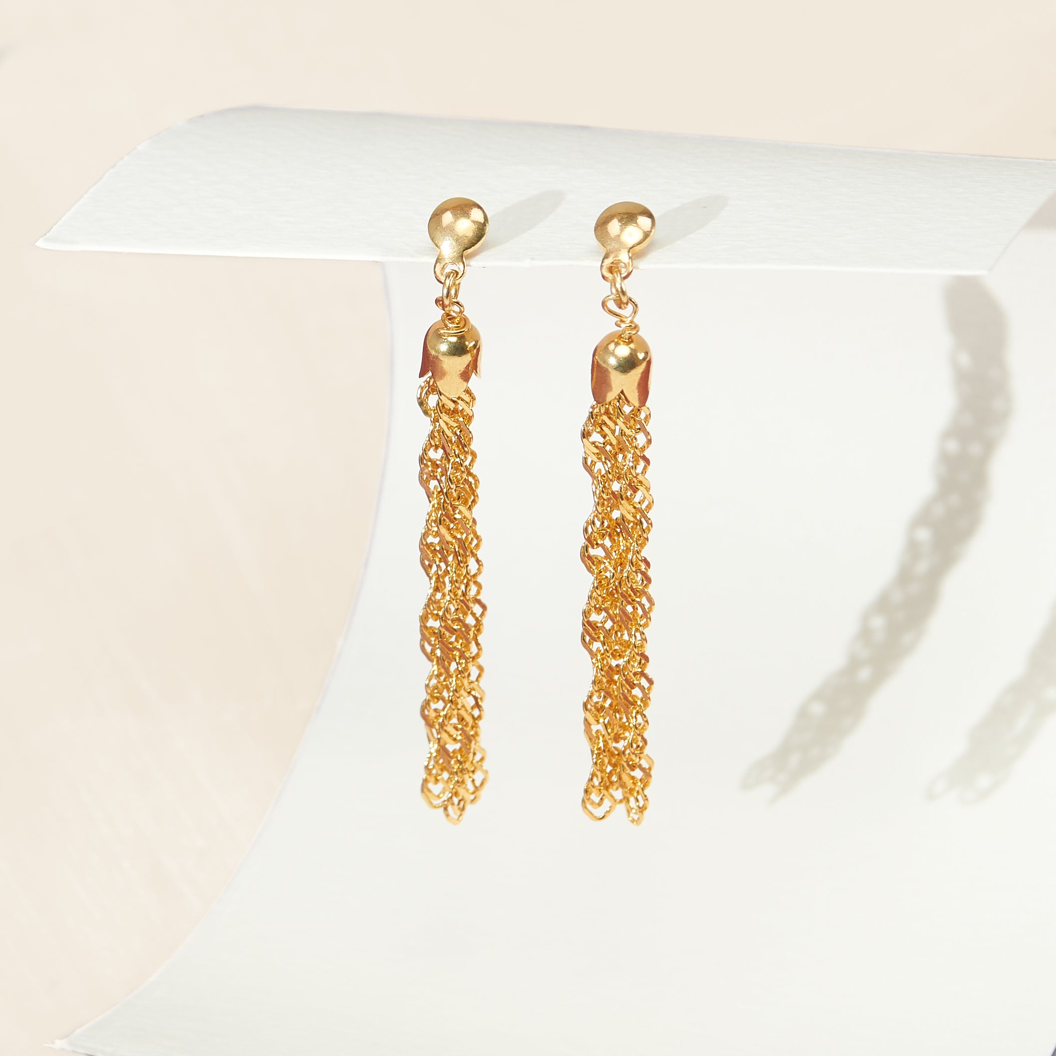 Singapore Chain Tassel Earring