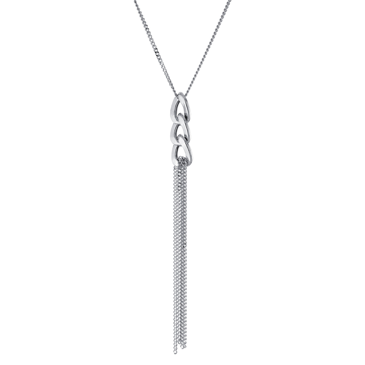 Link Drop Y Necklace